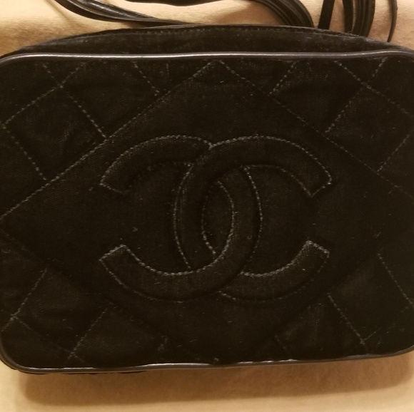 CHANEL Bags Chanel Quilted Velvet Camera Bag Poshmark